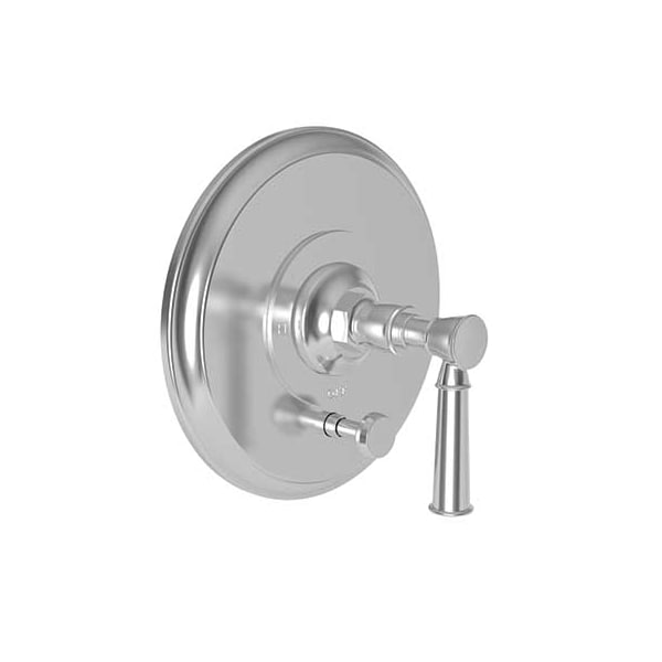 Newport Brass Balanced Tub & Shower Diverter Plate With Handle in Polished Chrome 5-2912BP-26 - main